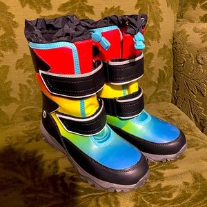 Lands End Kids Rainbow Snowboots
